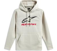 Alpinestars Always V3, felpa con cappuccio XL male Beige/Nero/Rosso