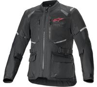 Alpinestars Andes Air Drystar impermeabile Moto Tessile Giacca, nero, taglia 2XL per maschi