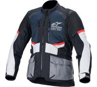 Alpinestars Andes Air, giacca tessile Drystar XL male Nero/Blu Scuro/Grigio Chiaro/Rosso