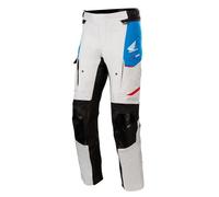 Alpinestars Andes Drystar Honda Pantaloni moto grigio chiaro-nero-blu-rosso S