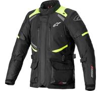 Alpinestars Andes V3, giacca tessile Drystar XL male Nero/Giallo Fluo