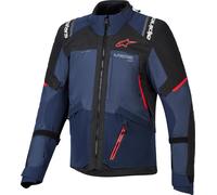 Alpinestars Andes V4 Drystar impermeabile Giacca tessile moto, blu/nero, Taglia S