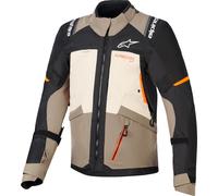 Alpinestars Andes V4, giacca tessile Drystar XXL male Marrone Scuro/Beige/Nero