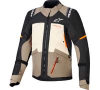 Alpinestars Andes V4, giacca tessile Drystar 4XL male Marrone Scuro/Beige/Nero