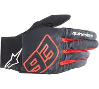 Alpinestars Aragon Guanti Moto, nero-bianco-rosso, taglia M per maschi
