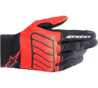 Alpinestars Aragon Guanti Moto, nero-rosso, taglia XL per maschi