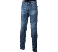 Alpinestars Argon Slim Fit Denim Pantaloni tessili moto, blu, taglia 36