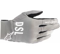 Alpinestars AS-DSL Shotaro Guanti da moto, grigio/nero, Taglia 3XL