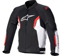 Alpinestars AST V2 Air, giacca in tessuto L male Nero/Bianco/Rosso Fluo