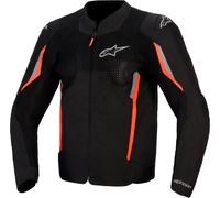 Alpinestars AST V3 Air, giacca in tessuto 4XL male Nero/Grigio Scuro/Rosso Fluo