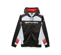 Alpinestars Astars Casual Session II 2 Zip Anteriore Pile Cappuccio - Nero /