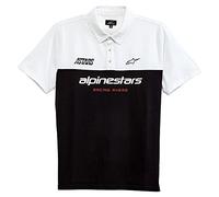 Alpinestars Astars Paddock Polo (White/Black,M)