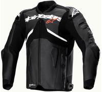 Giacca Moto in Pelle Alpinestars Atem V5 Nero/Bianco56 Nero,Bianco