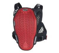 Alpinestars A-6 PLASMA Gilet di protezione per bicicletta, nero-rosso, taglia XL per maschi