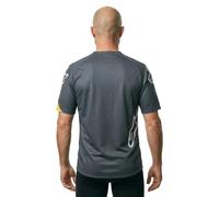 Alpinestars Bicycle Maglia Da Enduro A Maniche Corte Racer V3 Anthracite Sulphur Yellow