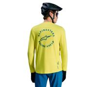Maglia MTB Alpinestars A-Dura Air Manica Lunga Giallo FluoXL Giallo Fluo