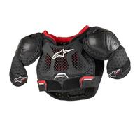 Alpinestars Bionic Action Kickstart Armatura toracica per bambini, nero-rosso, taglia S M L XL 2XL