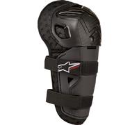 Alpinestars Bionic Action Kickstart Protektors per ginocchia per bambini, nero-rosso