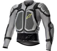 Alpinestars Bionic Action V2, giacca protettiva XL male Grigio/Nero/Giallo Fluo