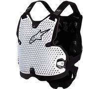 Alpinestars Bionic Action V2 Gilet protettivo, bianco/nero, Taglia XL-2XL