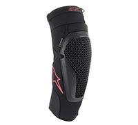 Ginocchiere Alpinestars Bionic Flex Nero-Rosso L/XL Nero