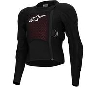 Alpinestars Bionic Plasma LT Youth pettorina protettiva a maniche lunghe nera-rossa-bianca L