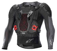 alpinestars Bionic Plus V2 Giacca Di Protezione Nero/Antracite/Rosso M