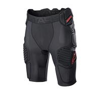 Alpinestars Bionic Pro Pantaloncini Protector, nero-rosso, taglia 2XL