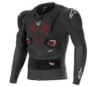 Alpinestars Bionic Pro V3 Plasma Giacca protettiva, nero-rosso, taglia L
