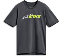 Alpinestars Blaze 2.0 CSF, maglietta M male Grigio Scuro/Bianco/Giallo Fluo