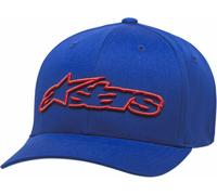 ALPINESTARS BLAZE HAT FLEXFIT CAP BASEBALL HAT CASUAL RACING Blu/Rosso S/M