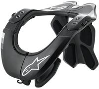 Alpinestars BNS Tech-2 Protettore del collo, nero-grigio, taglia L XL per maschi