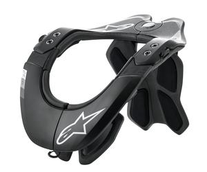 Alpinestars BNS Tech-2 protezione del rachide cervicale nero-grigio L/XL