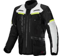 Alpinestars Bogotá Pro, giacca tessile Drystar M male Nero/Grigio Chiaro/Giallo Fluo