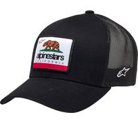 Alpinestars Cali 2.0 Cappello Nero Scooter in Tessuto OSFM