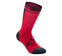 Alpinestars Calze Termiche Invernali 17 Abbigliamento, Rosso/Nero, L Unisex-Adulto