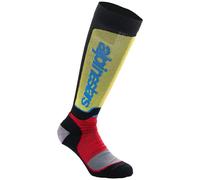 Calze Cross Alpinestars Plus Nero/Rosso/Blu ChiaroS Nero,Rosso,Blu Chiaro