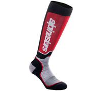 Calze Cross Alpinestars Plus Nero/Grigio/RossoM Nero,Grigio,Rosso