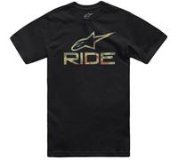 Maglietta Alpinestars Ride 4.0 Camo CSF nera M