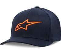 Alpinestars Cap Ageless Curve Blu/Arancione S/M Nero