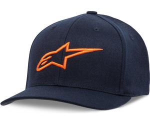 Alpinestars Cap Ageless Curve Blu/Arancione S/M Nero