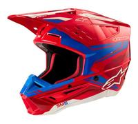 Alpinestars Casco da motocross S-M5, rosso, taglia M