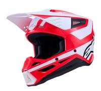 Casco S-M3 HEAT Rosso Bianco ALPINESTARS - UE: XS