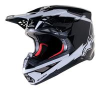 Casco SUPERTECH M10 AMPRESS Bianco Nero ALPINESTARS - UE: XL
