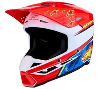 Casco Ragazzo S-M3 YOUTH FALCON Rosso Bianco ALPINESTARS - UE: S