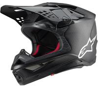 Alpinestars Supertech S-M10 Fame 2024 Casco Motocross, nero, Taglia S (55/56)