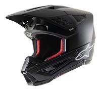 Alpinestars S-M5 Solid 2024 Casco Motocross, nero opaco, Taglia XXL (63/64)