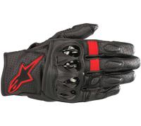 Alpinestars Celer V2 Guanti Moto traforati, nero/rosso, Taglia S