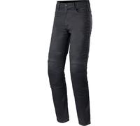 Alpinestars Cerium Tech-Stretch Riding Jeans da moto, nero, taglia 36 per maschi
