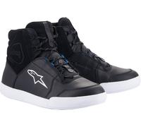 Alpinestars Chrome Drystar Scarpe da moto impermeabili, Bianco/nero, Taglia 6,5